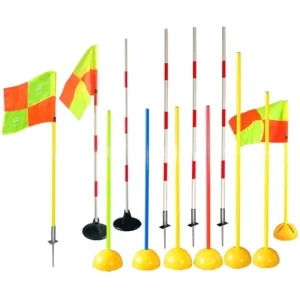 Tie Water Injection Type 1-15 Meter Corner Flag Football Training Sign Obstacle Pole Plastic & Steel