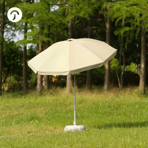 Tiltable Commercial Outdoor Umbrella UPF 50+ UV Protection Waterproof for Market Stall Garden Advertising