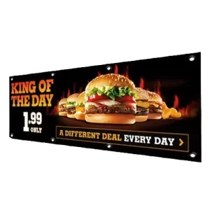 Tongjie Durable Waterproof Vinyl 100x150cm Hanging Foldable Banner Outdoor Advertising Promotion Custom Digital