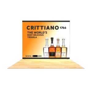 Tool Free Foldable 10x8ft Light Box Modular Aluminum SEG Portable Backlit Backdrop