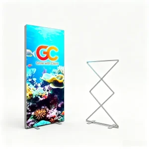 Tool-Free Setup Ultra Light Portable High Brightness LED SEG Fabric Light Box Integrated Foldable Double Sided Rectangle Trade