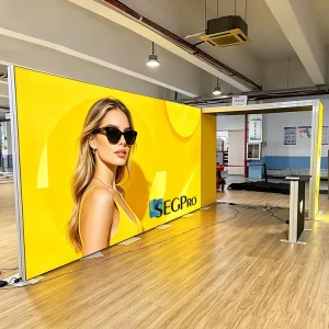 Tool Free Trade Show Display Light Box Dye Sublimation Fabric LED Light Box Portable Exhibition Booth