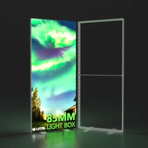 Tool free Assembly Aluminum Alloy SEG Light Box Fabric Advertising Light Box for Trade Shows Event Fabric Light Box