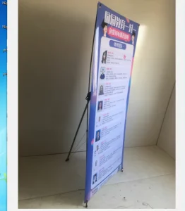 Trade Fair Foldable X Banner Stand Portable Advertising Display X Banner