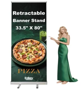 Trade Show Aluminum Advertising Roll up Backdrop Retractable Roll up Banner Stand for Display