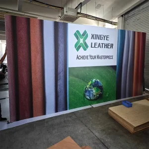 Trade Show Backdrop Display Aluminum Rectangle LED Tension Fabric Light Box with Hanging Option for Advertising Exhibition Booth