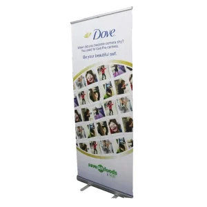 Trade Show Banner Roll up Banner Retractable Banner Stand Pull up Banner Roll up Display Portable Aluminum Custom Advertising