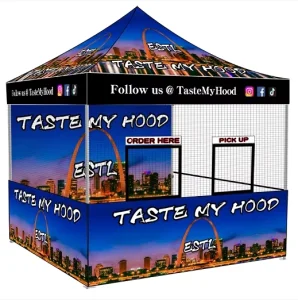 Trade Show Booth Custom Advertising Express Lite Steel Frame with Sidewalls Pop Up Garden Gazebo Tent for Event Marquee