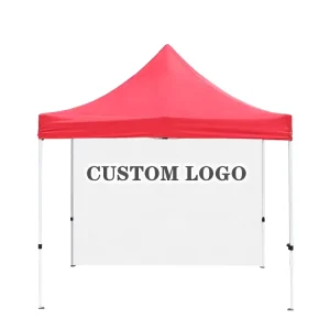 Trade Show Tents 2.7X4 Outdoor Canopy Pop up Folding Tent Awning Temporary Booth Advertising Display