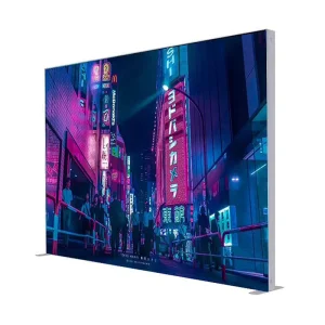 Tradeshow Exhibition Booth Display Tension Fabric Backdrop SEG Pop Up LED Backlit Light Box