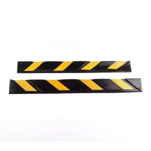Traffic Safety Warning Strip Reflective Rubber Anti Corner Guard Protection Anti collision Strip Black Yellow Durable