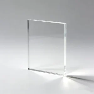 Transparent Acrylic Plate 1mm Easy to Bend DIY Project Custom Size Matte Surface Lightweight Premium Grade