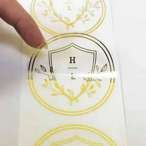 Transparent Adhesive Stickers Heat Resistant Eco Friendly Reusable Waterproof UV Printing White PVC Lamination Peel off Film
