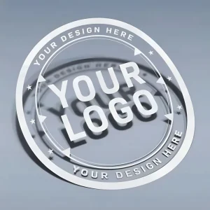 Transparent Customized Adhesive Waterproof PVC Sticker with Round Shape for Agriculture Use Custom Order Accepted