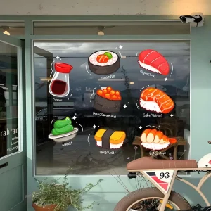 Transparent Electrostatic Film Printable Static Cling Without Glue for Advertising on Glass Curtain Walls Window Display
