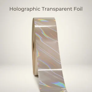 Transparent Film Holographic Lamination Film for Foil Stamping High Quality Hot Stamping Foil Rolls Metallized Board