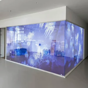 Transparent LED Display Screen High definition Glass Advertising Video Wall Electronic Display Window Screen