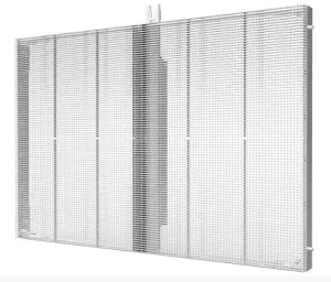 Transparent Outdoor Flexible Video Wall LED Display Screen Glass Adhesive Curtain Poster Film for Retail Window