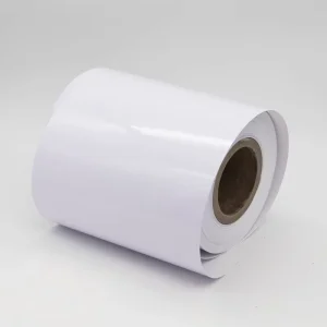 Transparent PVC Adhesive Sticker Vinyl Film Bubble Free Easy Peel for Commercial Packaging Label