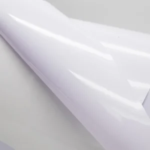 Transparent PVC Vinyl Sticker Self Adhesive Film High Flexibility for Irregular Surface