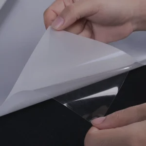 Transparent Printable PVC Vinyl Stickers Self-Adhesive Static Cling Frosted Glass Window Film Matte Water Resistant