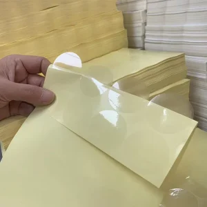 Transparent Round Stickers Round Sealing Stickers for Packaging Bags and Product Boxestransparent Waterproof