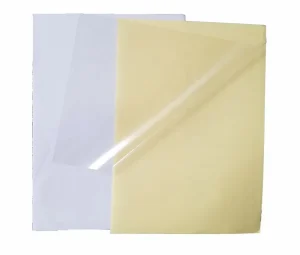 Transparent Self Adhesive PVC Acrylic Sticker Paper Single Sided Waterproof 180gsm Water Activated Hot Melt Pressure Adhesive