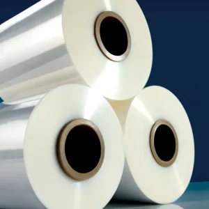 Transparent Soft Polyolefin Shrink Film POF Heat Cross Linked Shrink Wrap Protection Film Roll For Coffee Packaging
