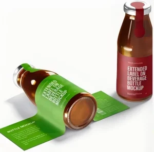 Transparent and Colorful Self Adhesive Roll Labels with Custom Logo