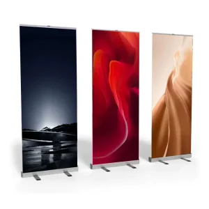 Two Foot Pop up Banner Stand Roll up Display