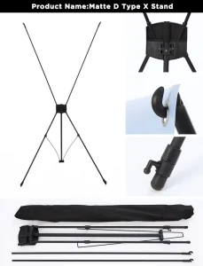 Type D X banner stand