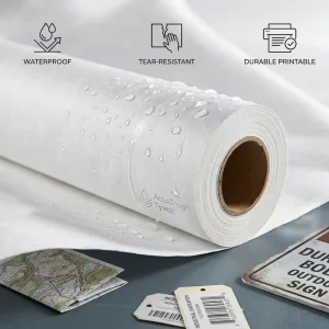 Tyvek Ultra Strong Tyvek Paper Waterproof Tear Resistant Synthetic Sheet Printable Material For Industrial Label