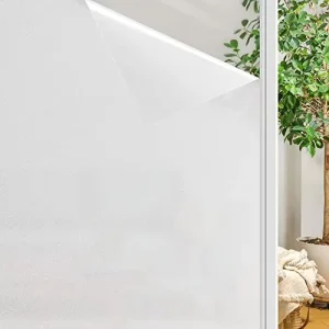 UDK White and Black Static Cling Window Film Pvc Frosted Glass Film for Keeping Uv Out