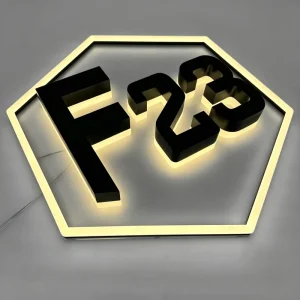 UL CE Certified 3D Metal Channel Letter Sign Letters Sign Custom Sign Company Logo LED Storefront
