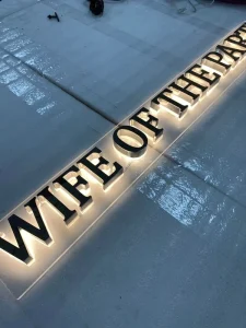 UL Certification Custom 3D LED Illuminated Letter Signslit Sign Lighted Sign Outdoor Sign With Lights Glowing Sign
