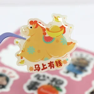 UV High-transparency Decorative Phone Creative Crystal Epoxy Stickers DIY Cartoon 3D logo Epoxy Sticker Labels Custom