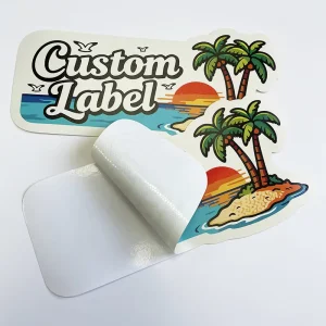 UV Printed Waterproof Transparent PVC Vinyl Adhesive Sticker Easy Dot Self Adhesive Vinyl for Creating and Installing Wall
