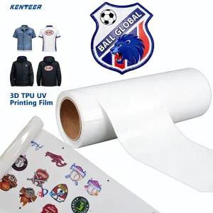 UV Printing Film 0.35 Transparent for 3D Thick TPU PU HD Transparent White UV Printable Soft Vinyl for Heat Transfer for Packing