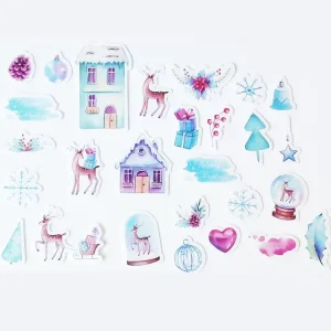 UV Printing Logo PVC Self adhesive Sticker Transparent Pvc Film Vinyl Clear Stickers