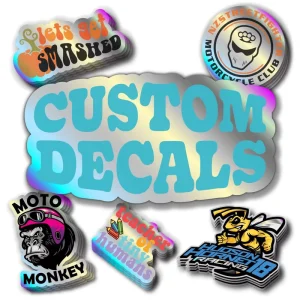 UV Resist Waterproof Rainbow Silver Laser Hologram Sticker Label Custom Logo Die Cut Glitter Holographic Sticker