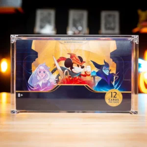 UV Resistance Acrylic Case Display for Lorcana Booster Box Magnetic TCG Booster Box Acrylic Case