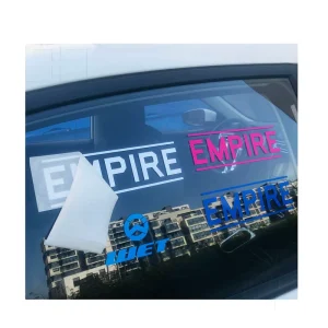 UV Resistant Waterproof Eco Friendly Removable Transfer Custom Logo Die Cut Vinyl Car Stickers And Window Decals