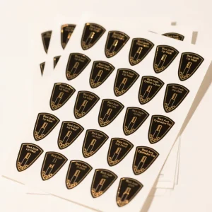 UV Resistant Weatherproof Outdoor Use Custom Sticker Sheets for Hard Hats and Construction Equipment Safety