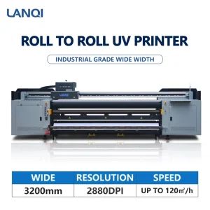 UV Roll to Roll Printer 3200mm Large Format Industrial Grade High Speed for Outdoor Indoor Advertising Printing Machine