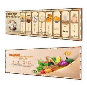 UV Soft Film Cab Lightbox Ultra thin LED Frameless Illuminated Advertising Sign Wall mounted Outdoor Custom made Waterproof