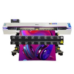 UV Solvent Printer Indoor Outdoor Printing Machine 4 Heads I3200 Inkjet Printer