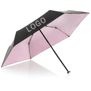 Ultra Light Slim Manual Vision Pocket Umbrella 3 Fold Parasol UV Coating