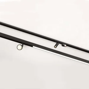 Ultra Slim Aluminum Magnetic Track Light System 24V LED Ra90 Wall Mounted Mini Ceiling