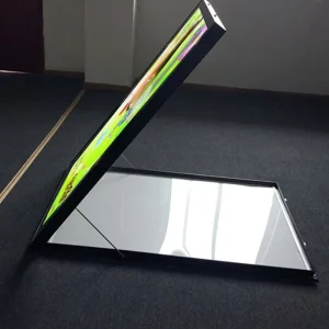 Ultra Slim Hanging Decorative Restaurant LED Light Box for Indoor Outdoor Use Customizable Size Color