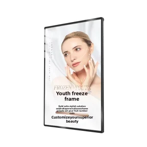 Ultra Thin Aluminum Alloy Frame Light Box Advertising Sign Price List Wall Mounted LED Magnetic Suction Milk Tea Burger Shop